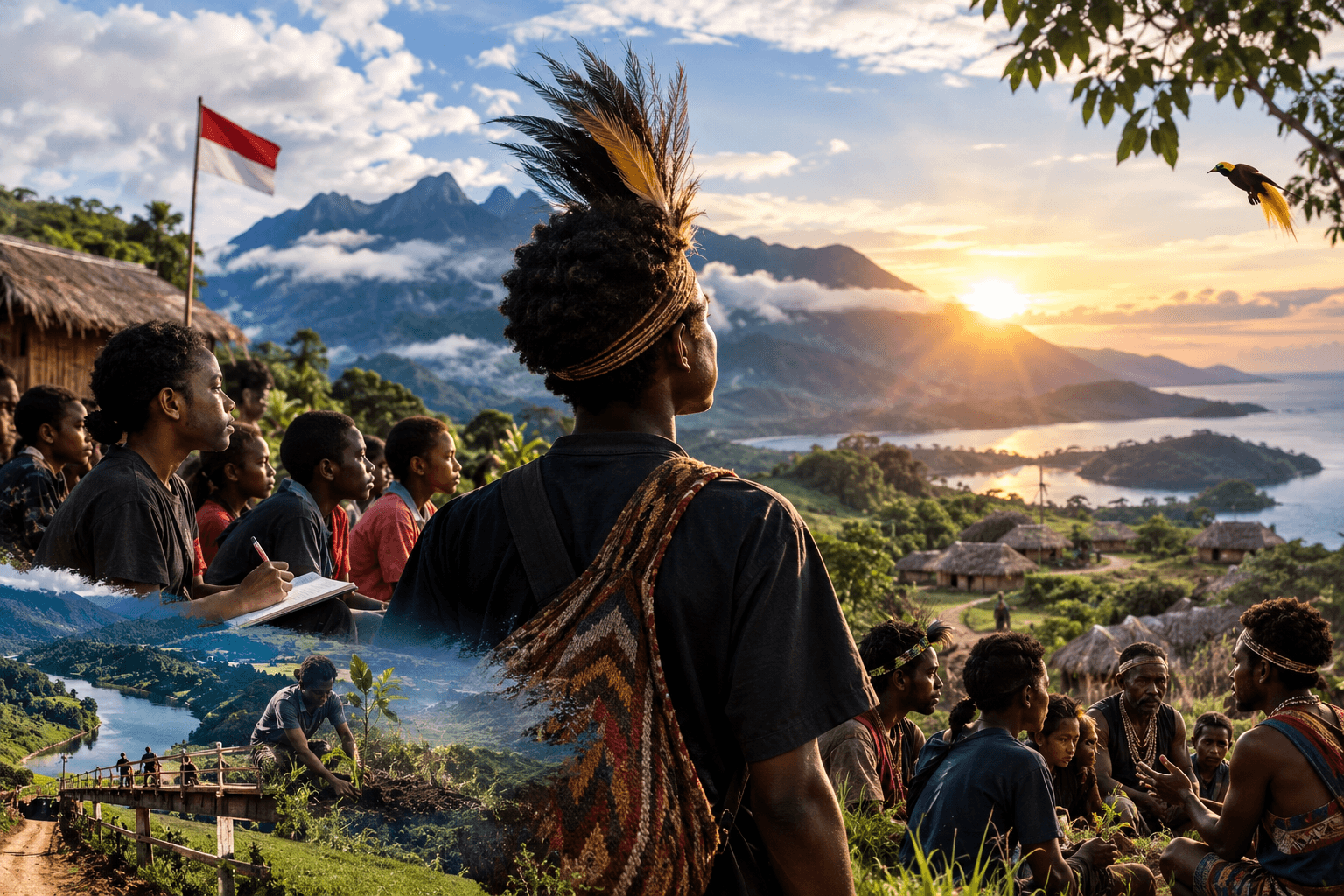 Latar Belakang Pemimpin Muda Papua