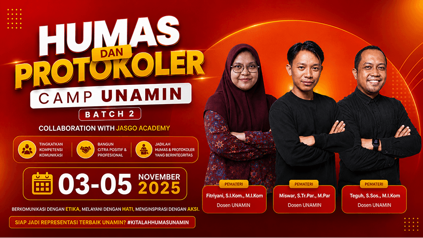Humas dan Protokoler Camp UNAMIN